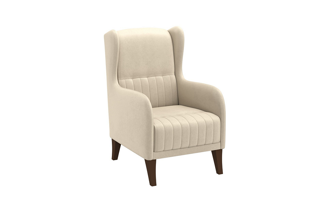 Евромагнат М / Кресло для отдыха велюр тенерифе крем